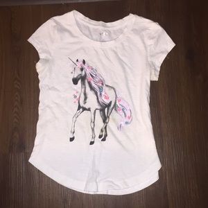 Size 12 girls unicorn tee